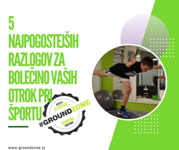 5 najpogostejših razlogov za bolečino vaših otrok pri športu